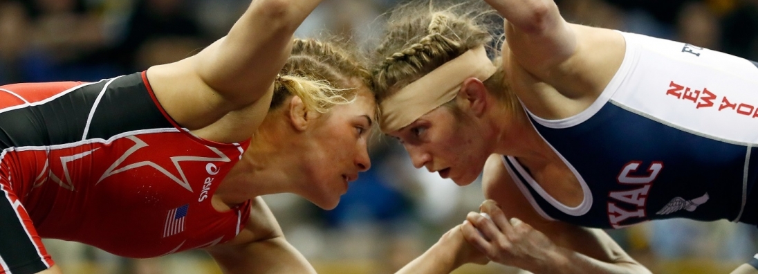 Intense 2025 female wrestling